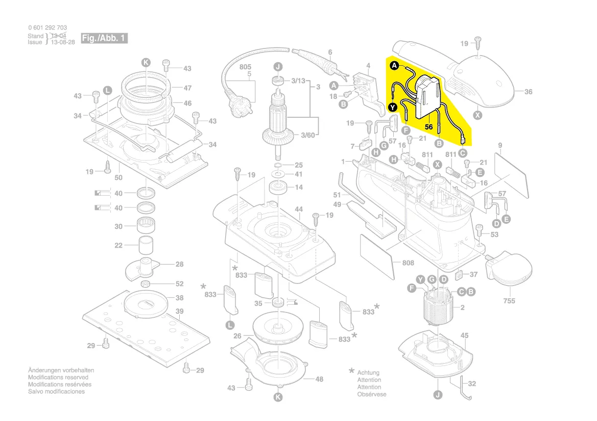 Variateur de vitesse réf. 2 607 230 047 BOSCH
